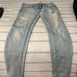 American eagle begging super stretch jeans